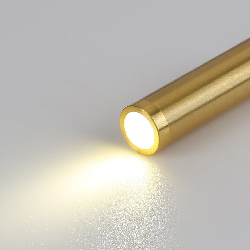 Brilagi - LED Wall spotlight MAYA LED/3W/230V 4000K black/gold