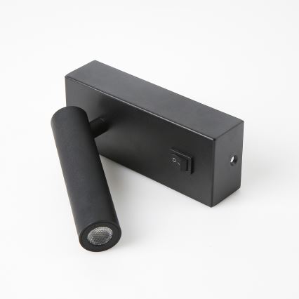 Brilagi - LED Wall spotlight MAYA LED/3W/230V 4000K black