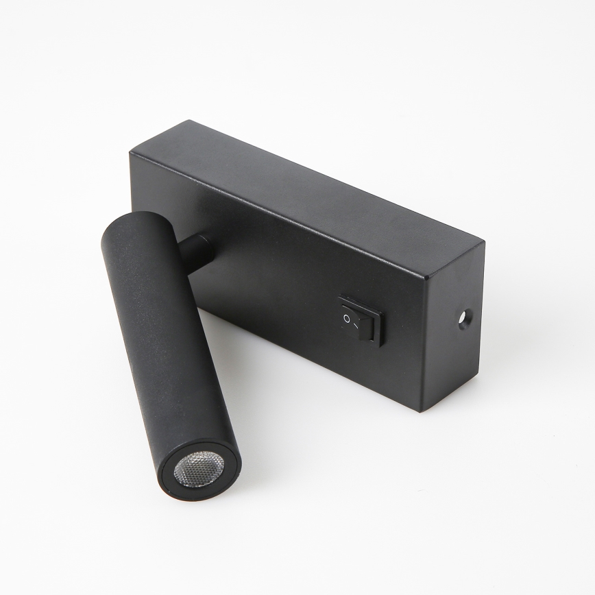 Brilagi - LED Wall spotlight MAYA LED/3W/230V 4000K black