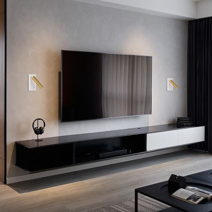 Brilagi - LED Wall spotlight MAYA LED/3W/230V 4000K white/gold