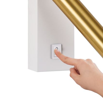 Brilagi - LED Wall spotlight MAYA LED/3W/230V 4000K white/gold