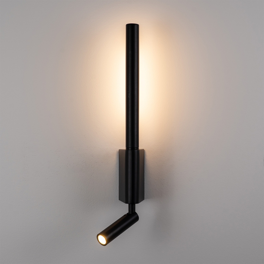 BRILAGI - LED Wall Spotlight VIXON LED/3W/230V + LED/5W black CRI 90