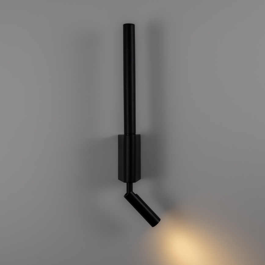 BRILAGI - LED Wall Spotlight VIXON LED/3W/230V + LED/5W black CRI 90