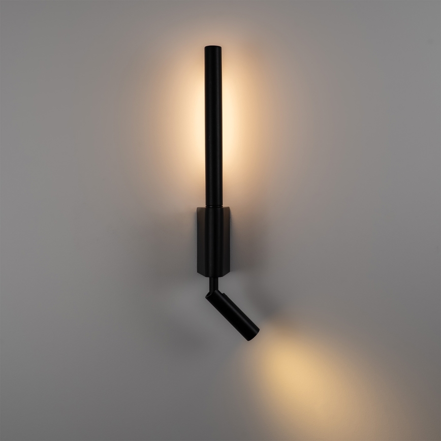 BRILAGI - LED Wall Spotlight VIXON LED/3W/230V + LED/5W black CRI 90