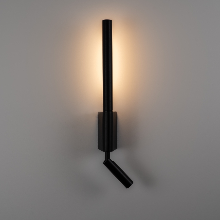 BRILAGI - LED Wall Spotlight VIXON LED/3W/230V + LED/5W black CRI 90