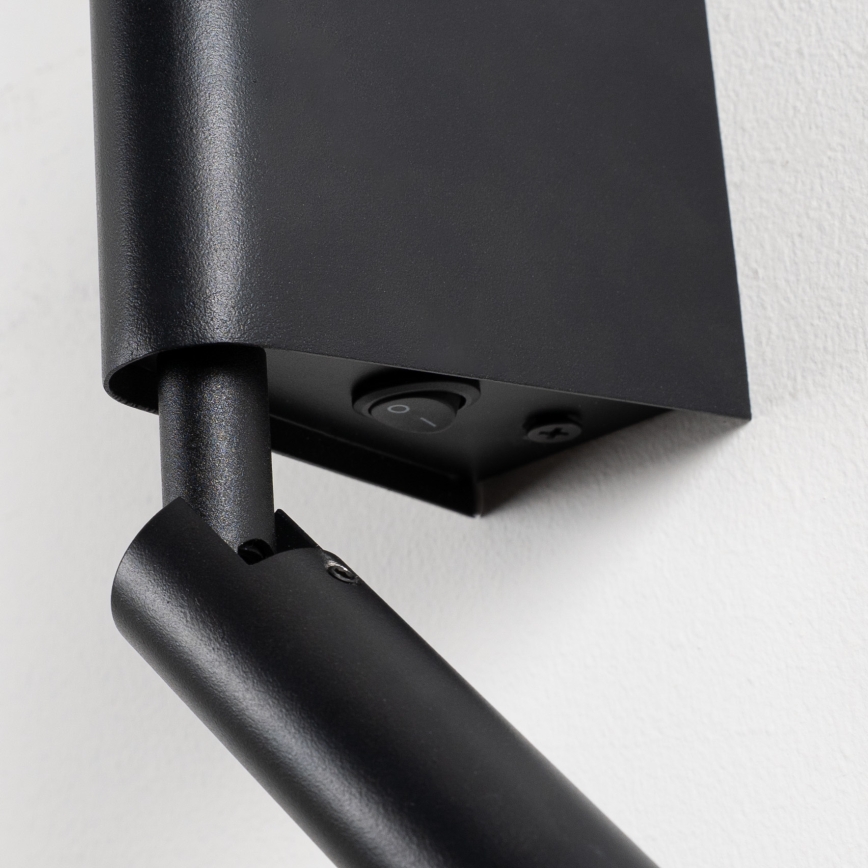 BRILAGI - LED Wall Spotlight VIXON LED/3W/230V + LED/5W black CRI 90