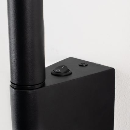 BRILAGI - LED Wall Spotlight VIXON LED/3W/230V + LED/5W black CRI 90