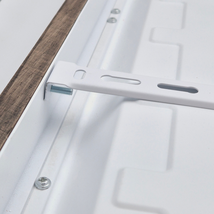 Brilagi - WOODY FRAME LED Bathroom Ceiling Light LED/40W/230V 60x60 cm IP44 Oak/Walnut