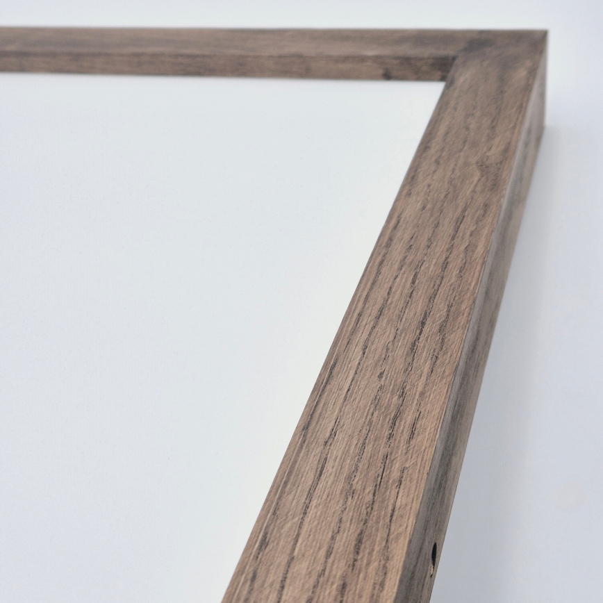 Brilagi - LED Bathroom Ceiling Light WOODY FRAME LED/50W/230V 60x60 cm IP44 Oak/Walnut