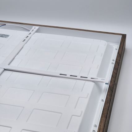 Brilagi - LED Bathroom Ceiling Light WOODY FRAME LED/50W/230V 60x60 cm IP44 Oak/Walnut