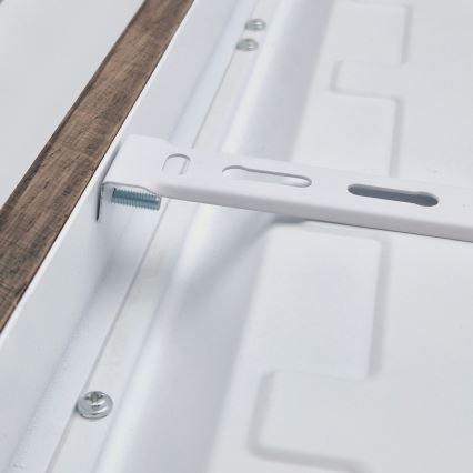 Brilagi - LED Bathroom Ceiling Light WOODY FRAME LED/50W/230V 60x60 cm IP44 Oak/Walnut