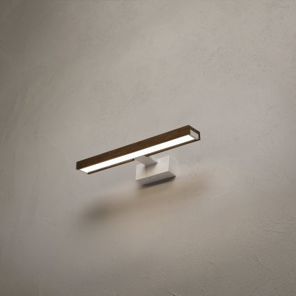 Brilagi - WOODY MIRROR 3-in-1 LED Bathroom Mirror Light 8W/230V 40 cm IP44 White/Oak