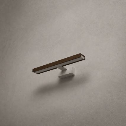 Brilagi - WOODY MIRROR 3-in-1 LED Bathroom Mirror Light 8W/230V 40 cm IP44 White/Oak