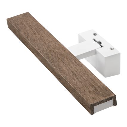 Brilagi - WOODY MIRROR 3-in-1 LED Bathroom Mirror Light 8W/230V 40 cm IP44 White/Oak