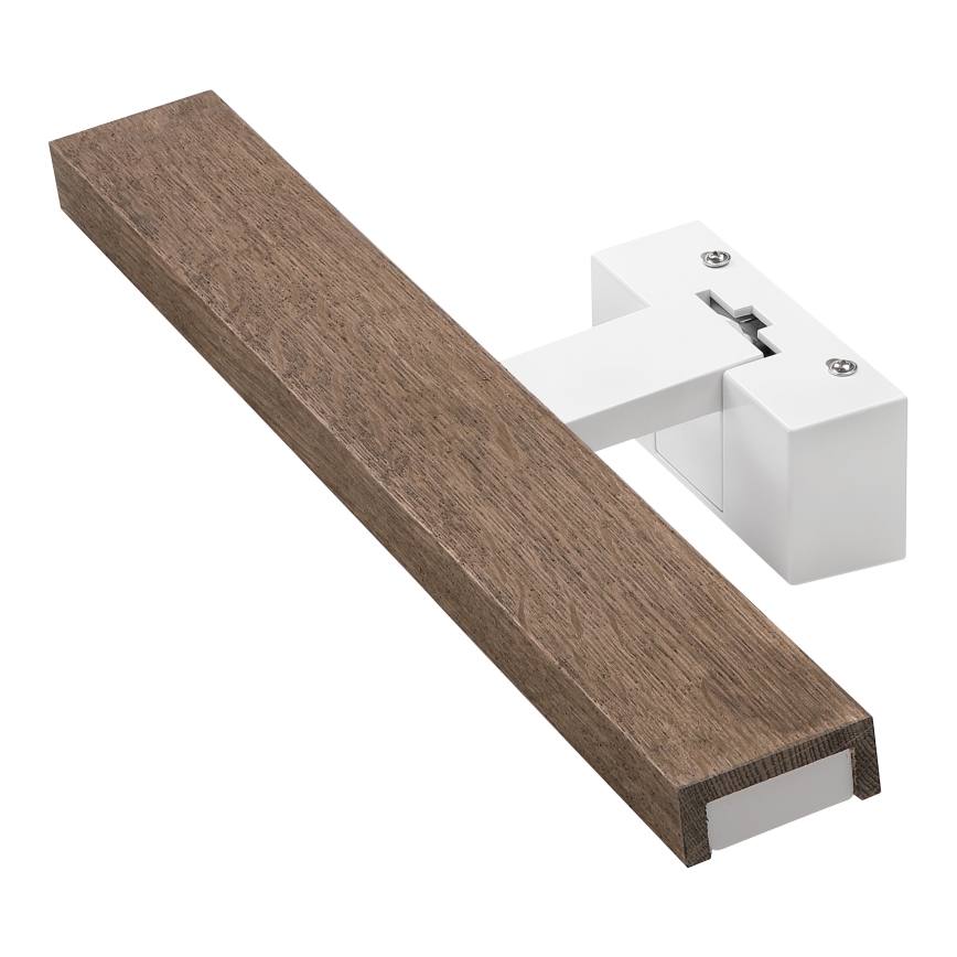 Brilagi - WOODY MIRROR 3-in-1 LED Bathroom Mirror Light 8W/230V 40 cm IP44 White/Oak