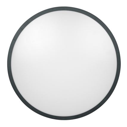 Brilagi - ZENNA LED Bathroom Ceiling Light 18W/230V Ø 29.5 cm IP44 Anthracite