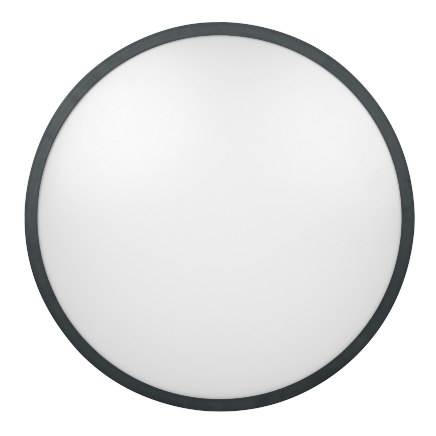 Brilagi - ZENNA LED Bathroom Ceiling Light with Sensor, 18W/230V, Ø 29.5 cm, IP44, Anthracite + Remote Control