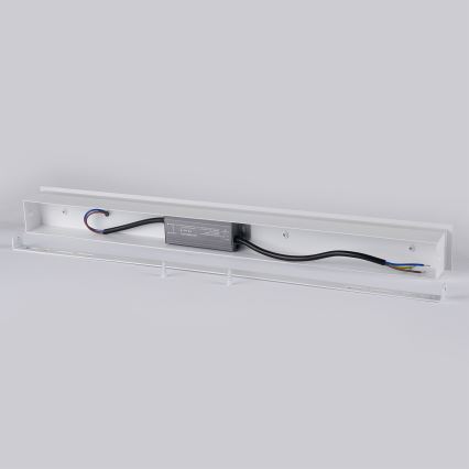 Brilagi - LINEAR LED Outdoor Wall Light 12W/230V 3000K IP65 50 cm White CRI 90