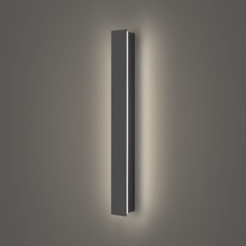 Brilagi - LINEAR LED Outdoor Wall Light, 12W, 230V, 4000K, IP65, 50 cm, Anthracite, CRI 90