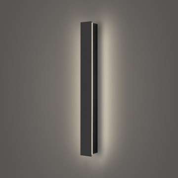 Brilagi - LINEAR LED Outdoor Wall Light 12W 230V 4000K IP65 50 cm Black CRI 90
