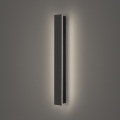 Brilagi - LINEAR LED Outdoor Wall Light, 12W, 230V, 4000K, IP65, 50 cm, Black