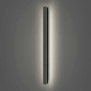Brilagi - LINEAR LED Outdoor Wall Light/22W/230V/4000K/IP65/100 cm/Black/CRI 90