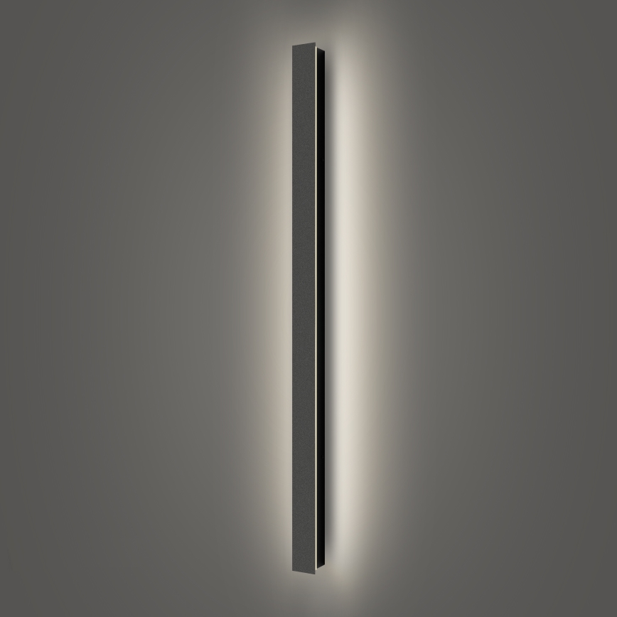 Brilagi - LINEAR LED Outdoor Wall Light/22W/230V/4000K/IP65/100 cm/Black/CRI 90
