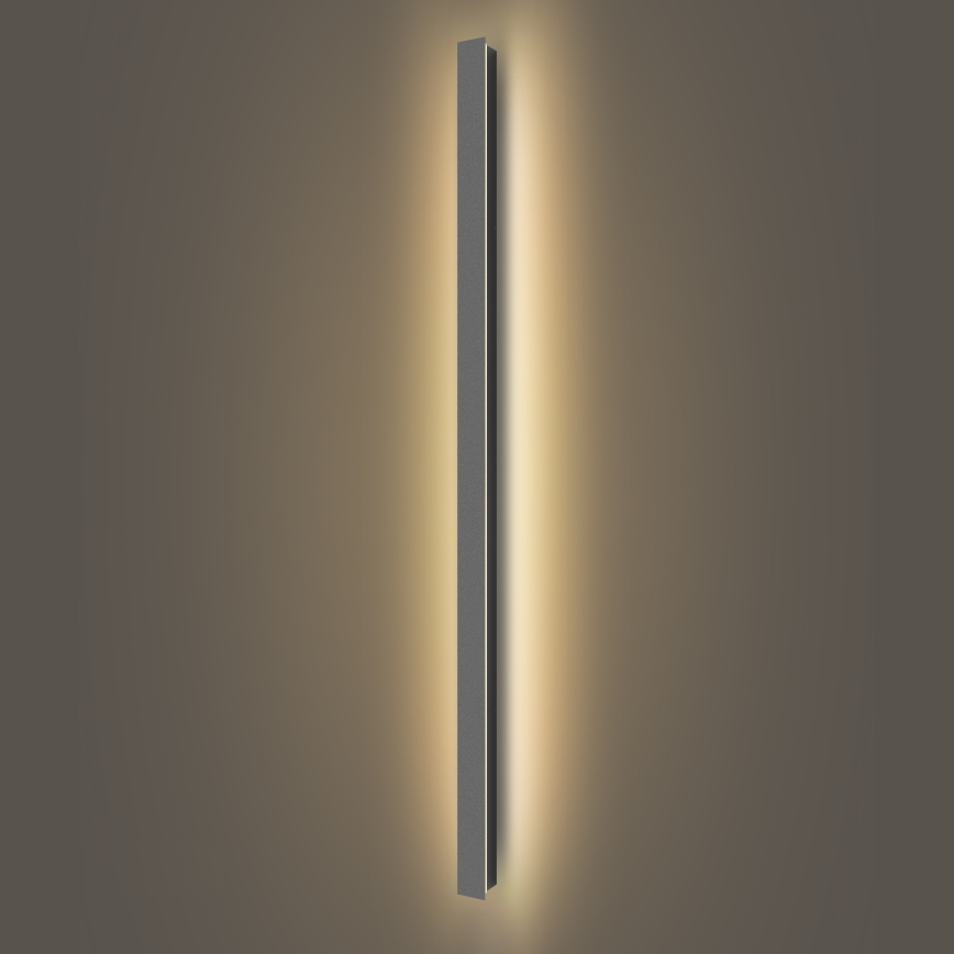 Brilagi - LINEAR LED Outdoor Wall Light 32W/230V 3000K IP65 140 cm Anthracite CRI 90