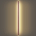 Brilagi - LINEAR LED Outdoor Wall Light, 32W, 230V, 3000K, IP65, 140 cm, Brown, CRI 90