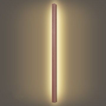 Brilagi - LINEAR LED Outdoor Wall Light, 32W, 230V, 3000K, IP65, 140 cm, Brown, CRI 90