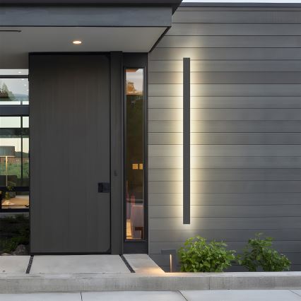 Brilagi - LINEAR LED Outdoor Wall Light, 32W, 230V, 4000K, IP65, 140 cm, Anthracite, CRI 90