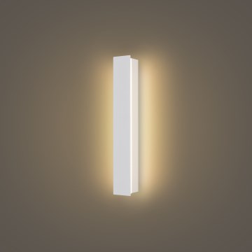Brilagi - LINEAR LED Outdoor Wall Light 8W/230V 3000K IP65 30 cm White CRI 90
