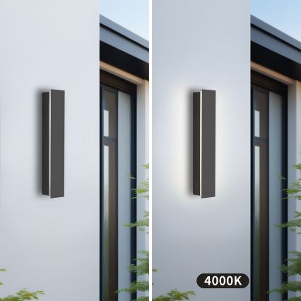 Brilagi - LINEAR LED Outdoor Wall Light 8W/230V 4000K IP65 30 cm anthracite CRI 90