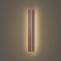 Brilagi - LINEAR LED Outdoor Wall Light LED/12W/230V 3000K IP65 50 cm brown CRI 90