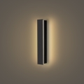 Brilagi - LINEAR LED Outdoor wall light LED/8W/230V 3000K IP65 30 cm Black