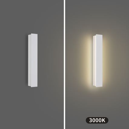 Brilagi - LINEAR LED Outdoor Wall Light 8W/230V 3000K IP65 30 cm White CRI 90