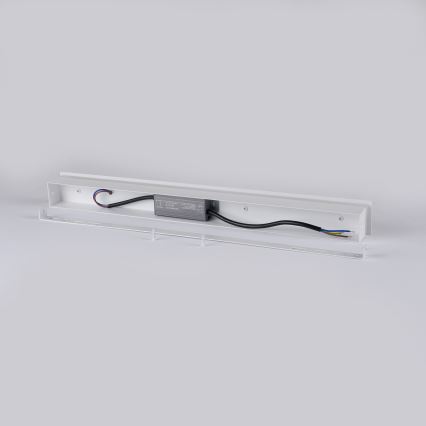 Brilagi - LINEAR LED Outdoor Wall Light 8W/230V 3000K IP65 30 cm White CRI 90
