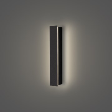 Brilagi - LINEAR LED Outdoor Wall Light LED/8W/230V 4000K IP65 30 cm Black CRI 90