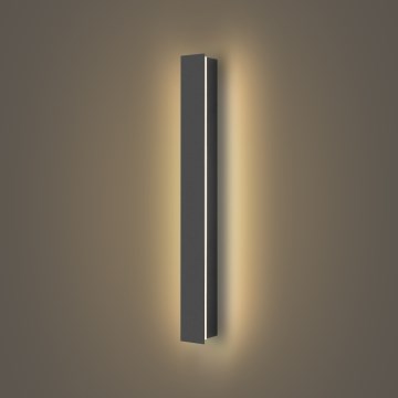 Brilagi - LINEAR Outdoor LED Wall Light 12W/230V 3000K IP65 50 cm Anthracite CRI 90