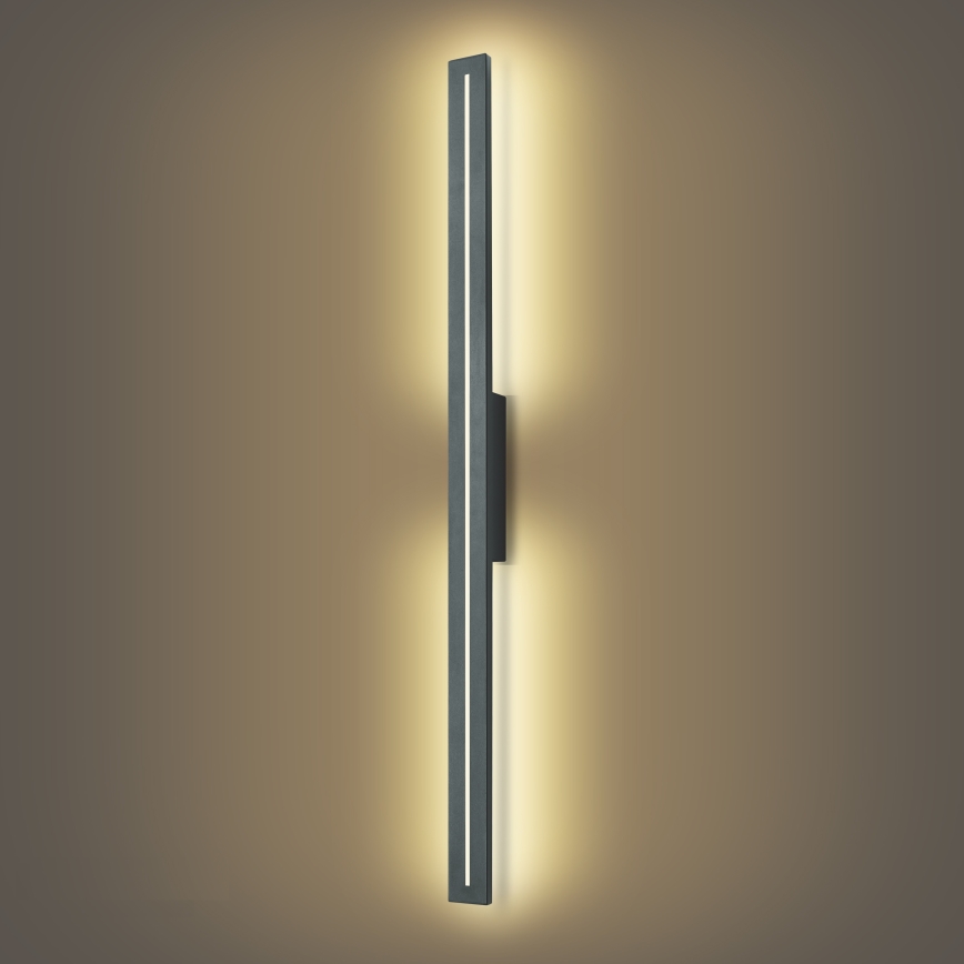 Brilagi - LINEO LED Outdoor Wall Light 24W/230V 3000K IP65 100 cm Anthracite