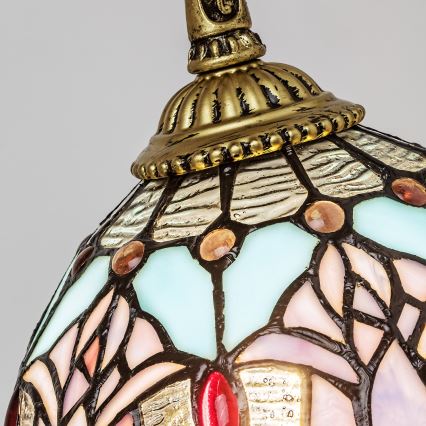 Brilagi - LORAS Tiffany stained-glass wall lamp 1xE27/40W/230V