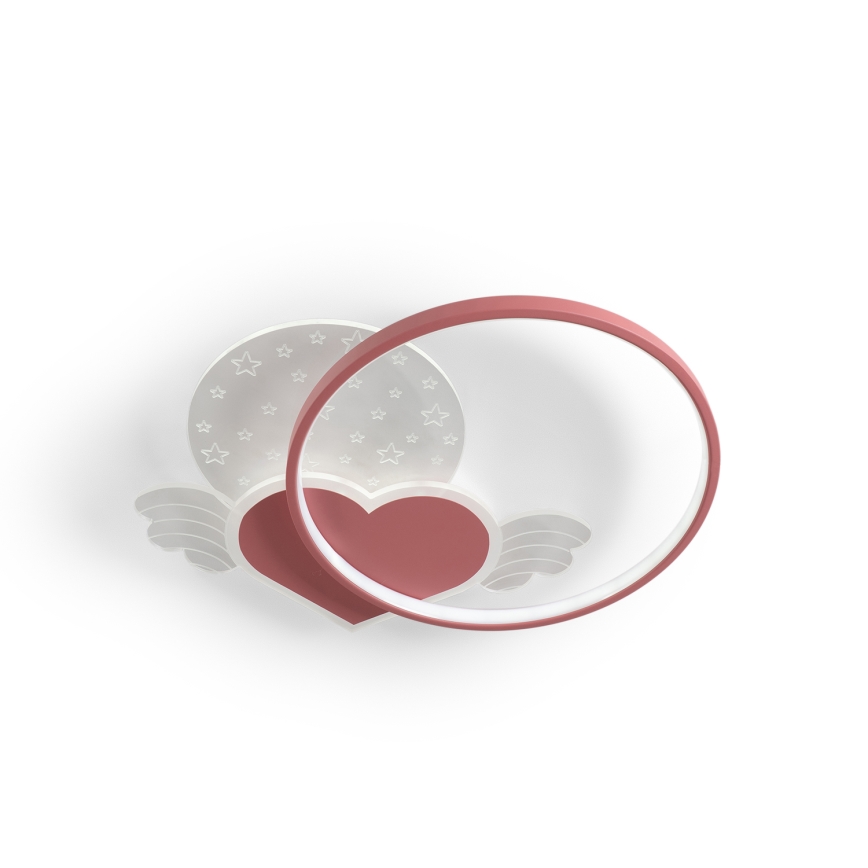 Brilagi - LOVE LED Children's Ceiling Light LED/48W/230V 3000/4500/6000K Pink