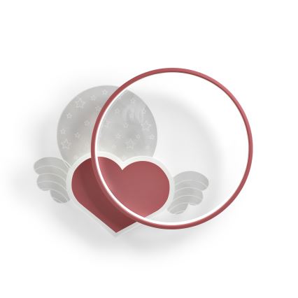 Brilagi - LOVE LED Children's Ceiling Light LED/48W/230V 3000/4500/6000K Pink