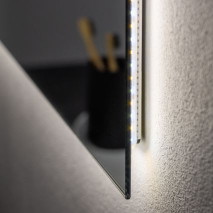 Brilagi - LUCE LED Bathroom Mirror 28W/230V 60 x 80 cm IP44 CRI 90 dimmable with adjustable CCT