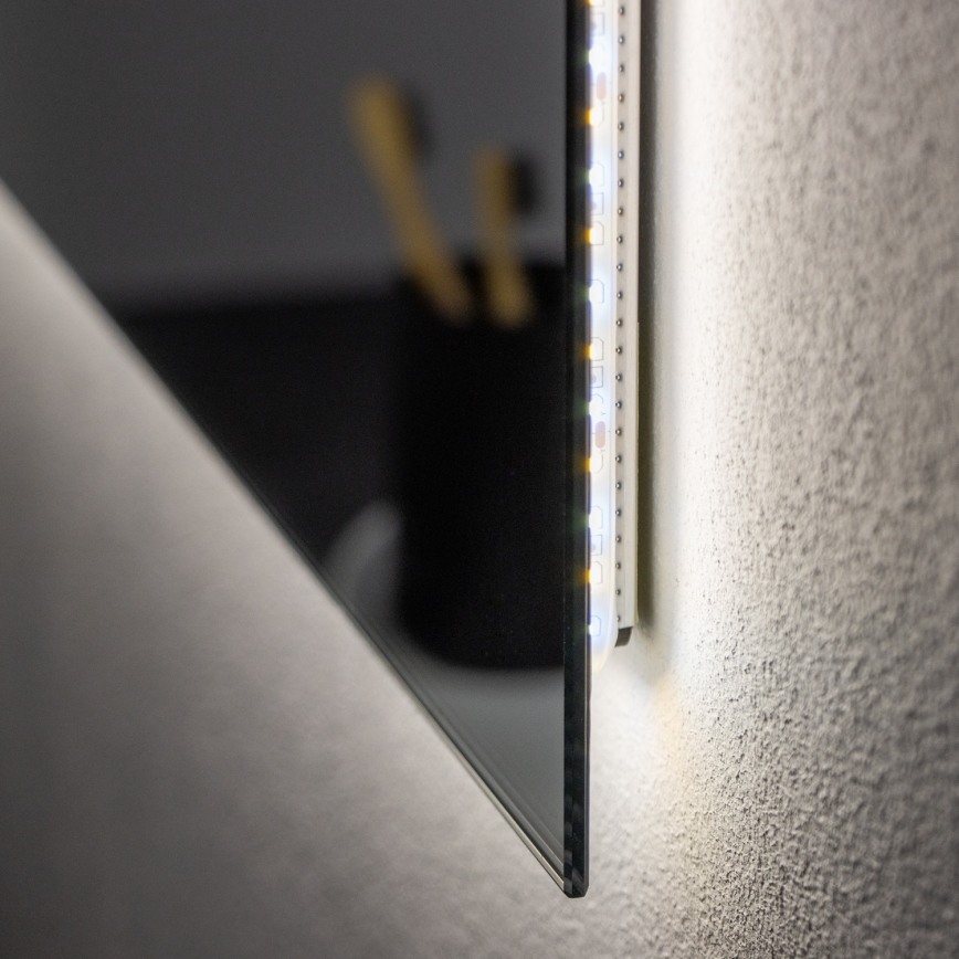Brilagi - LUCE LED Bathroom Mirror 28W/230V 60 x 80 cm IP44 CRI 90 dimmable with adjustable CCT