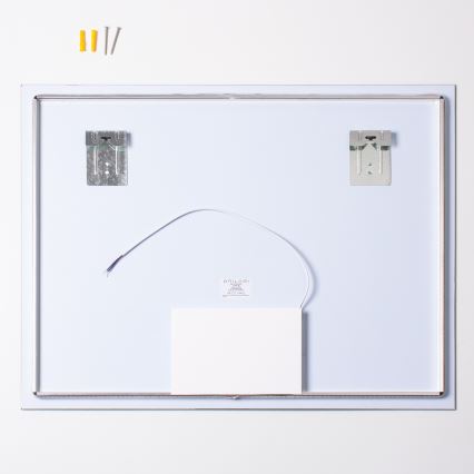 Brilagi - LUCE LED Bathroom Mirror 28W/230V 60 x 80 cm IP44 CRI 90 dimmable with adjustable CCT