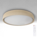 Brilagi - LUCIA Dimmable LED Ceiling Light 48W/230V 3000-6500K Ø41 cm Beige + Remote Control