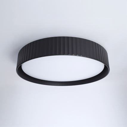 Brilagi - LUCIA LED Dimmable Ceiling Light LED/48W/230V 3000-6500K Ø 41 cm Black + Remote Control