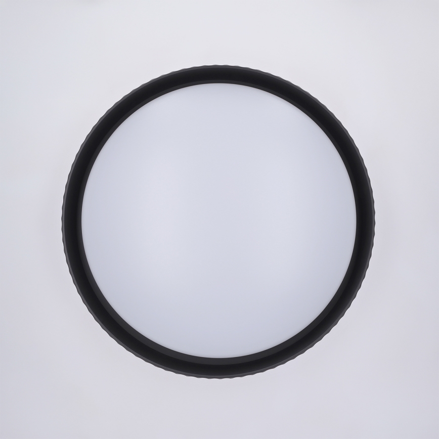 Brilagi - LUCIA LED Dimmable Ceiling Light LED/48W/230V 3000-6500K Ø 41 cm Black + Remote Control