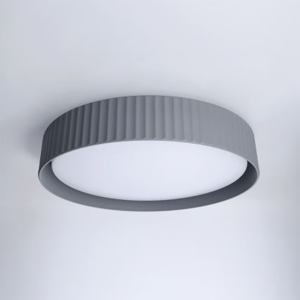 Brilagi - LUCIA Dimmable LED Ceiling Light LED/48W/230V 3000-6500K Ø 41 cm grey + remote control